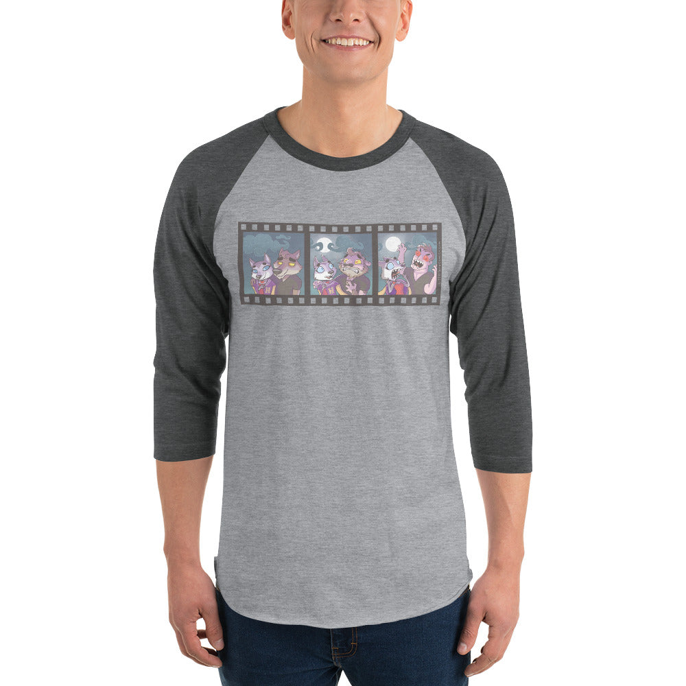 Curse of the Manwolf Raglan T-Shirt