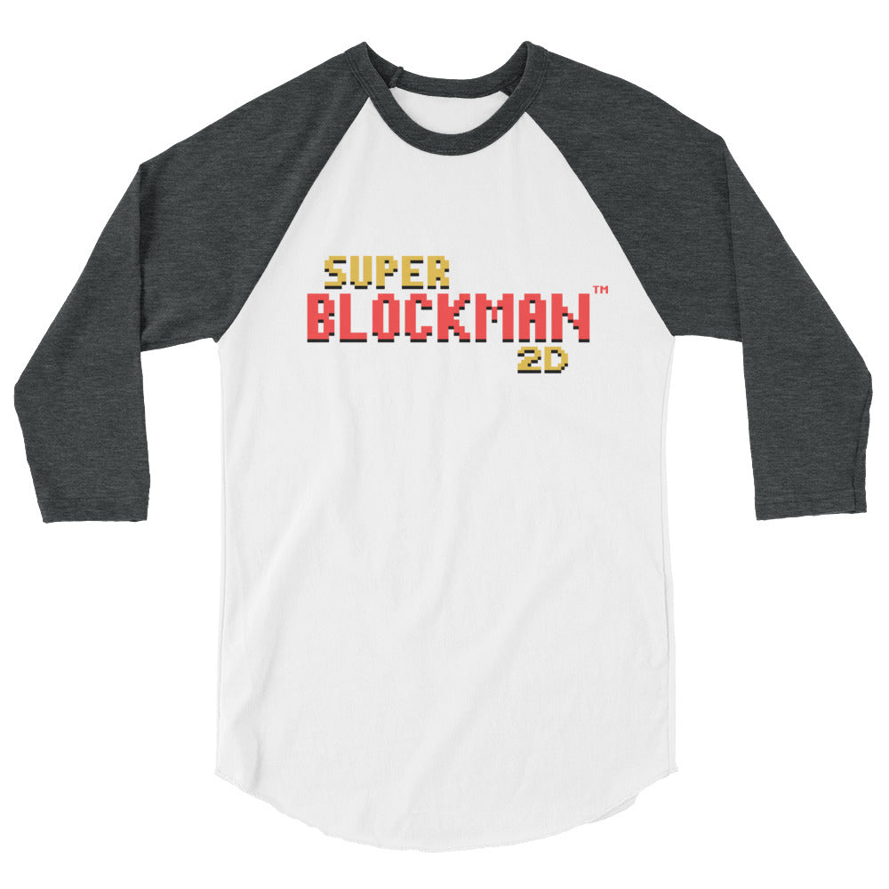 Super Blockman 2D Raglan T-Shirt