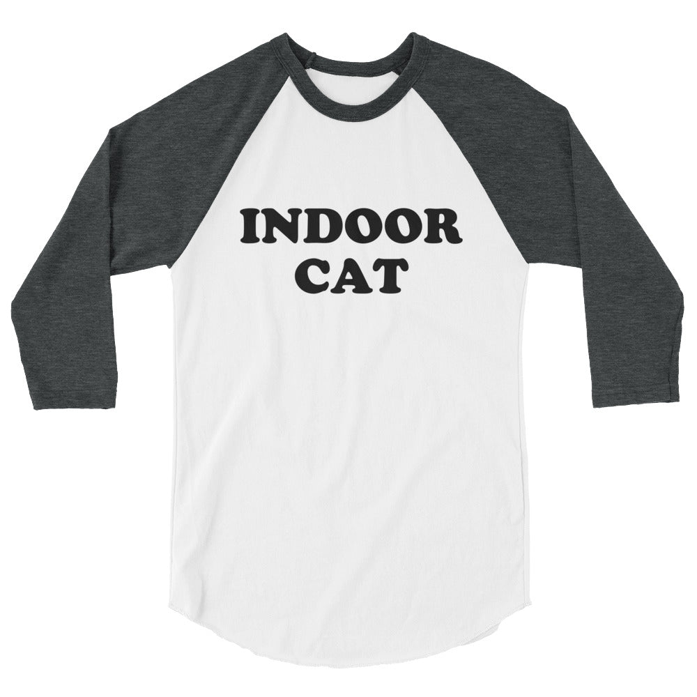Indoor Cat Raglan T-Shirt