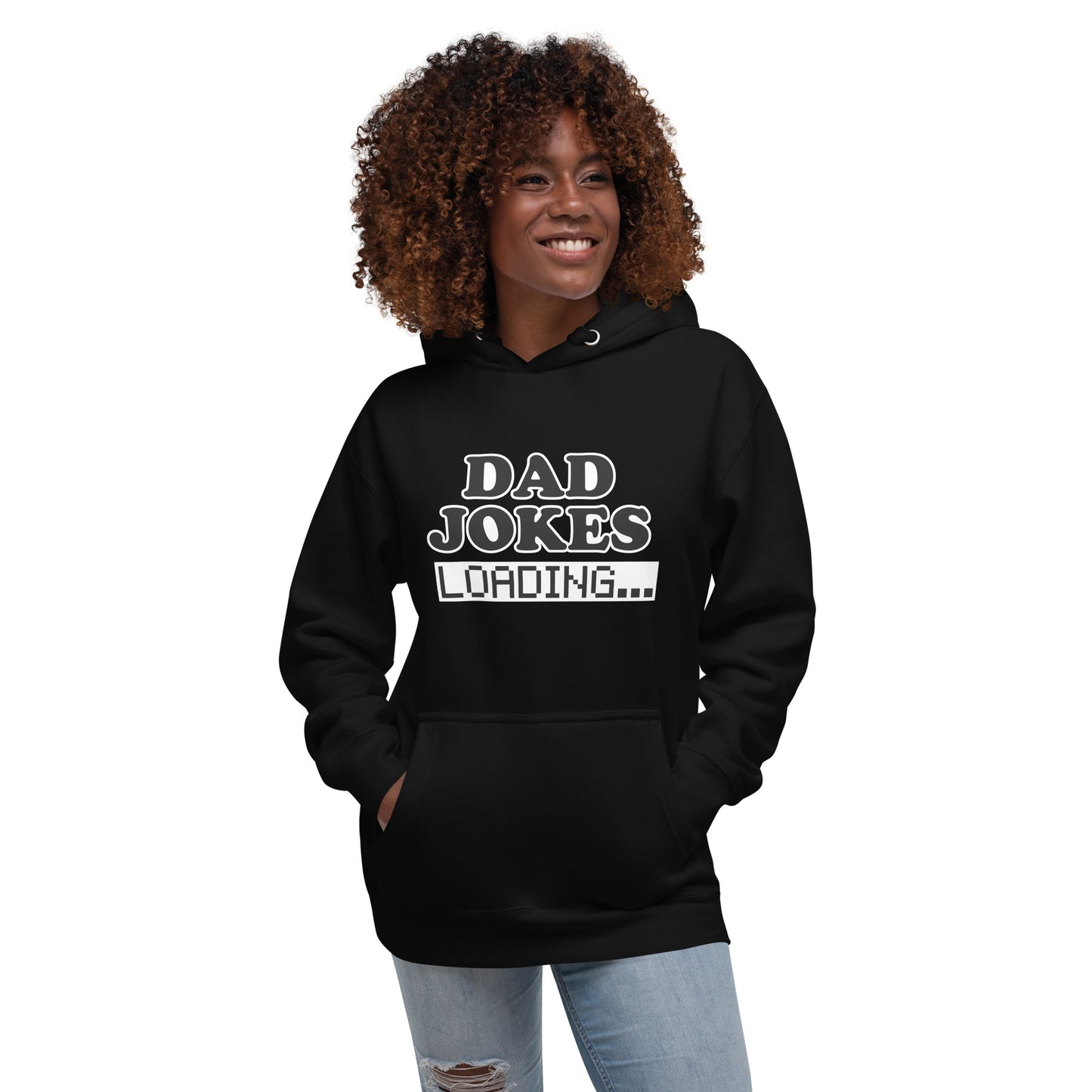 DAD JOKES Loading... Unisex Hoodie