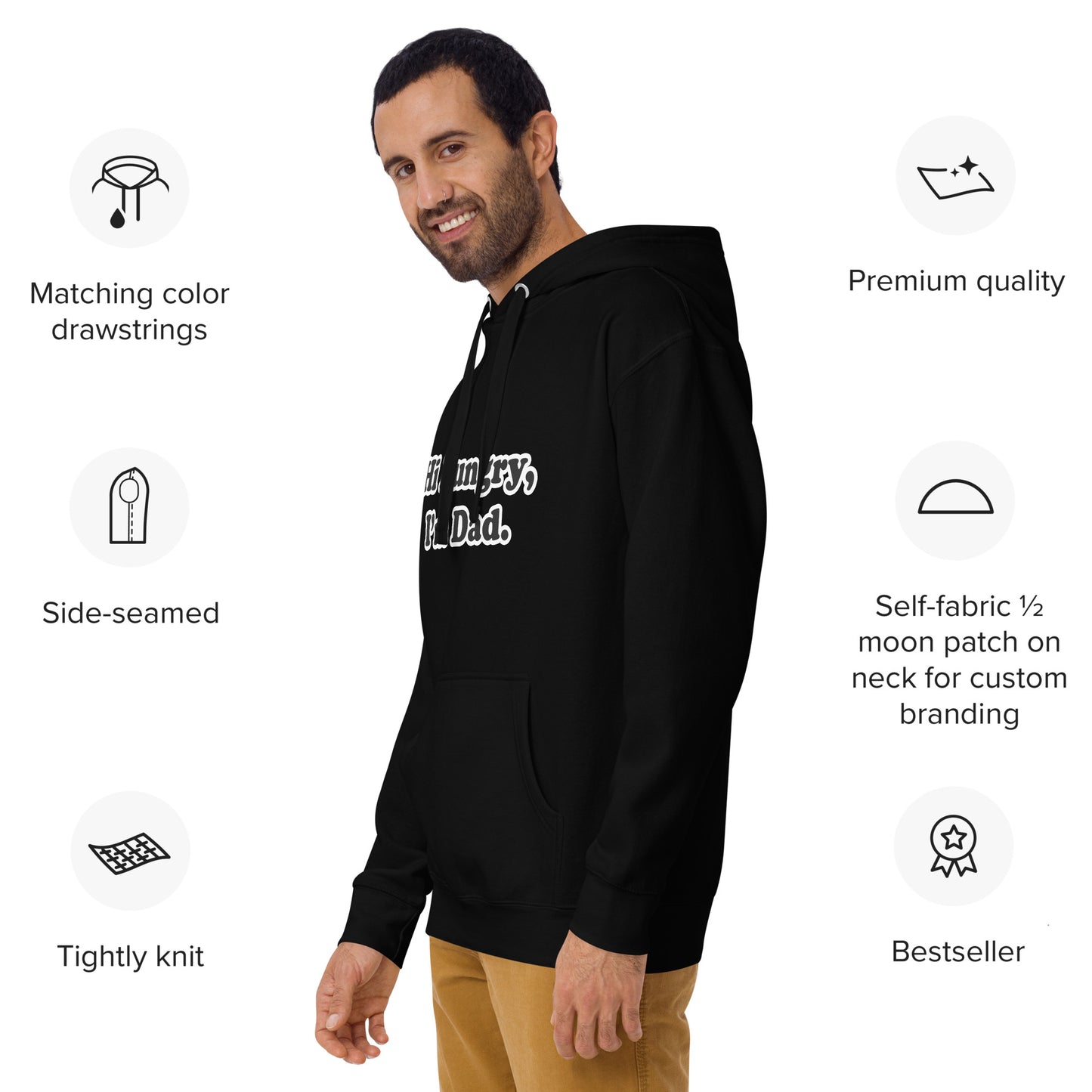 Hi Hungry I'm Dad Unisex Hoodie
