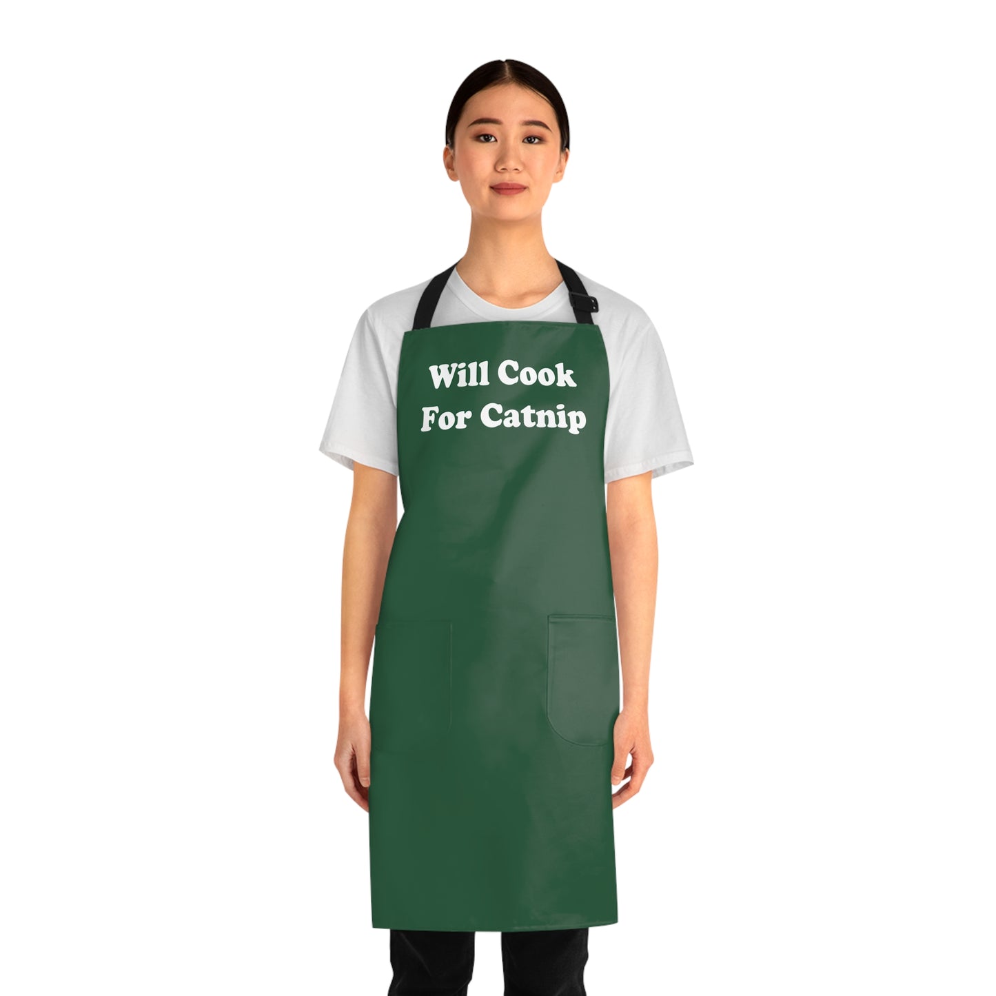 Will Cook For Catnip Kitchen Apron