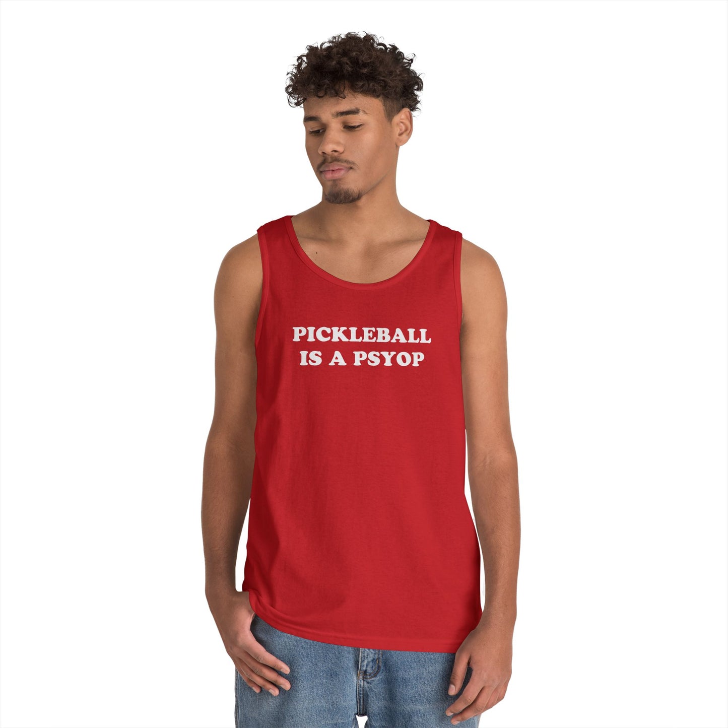 PICKLEBALL IS A PSYOP Tank Top