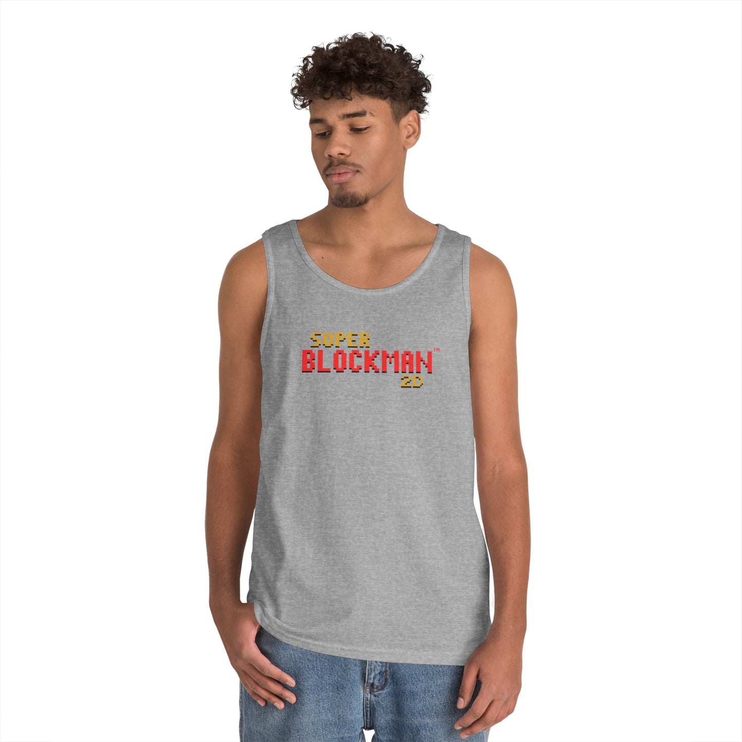 Super Blockman 2D Tank Top