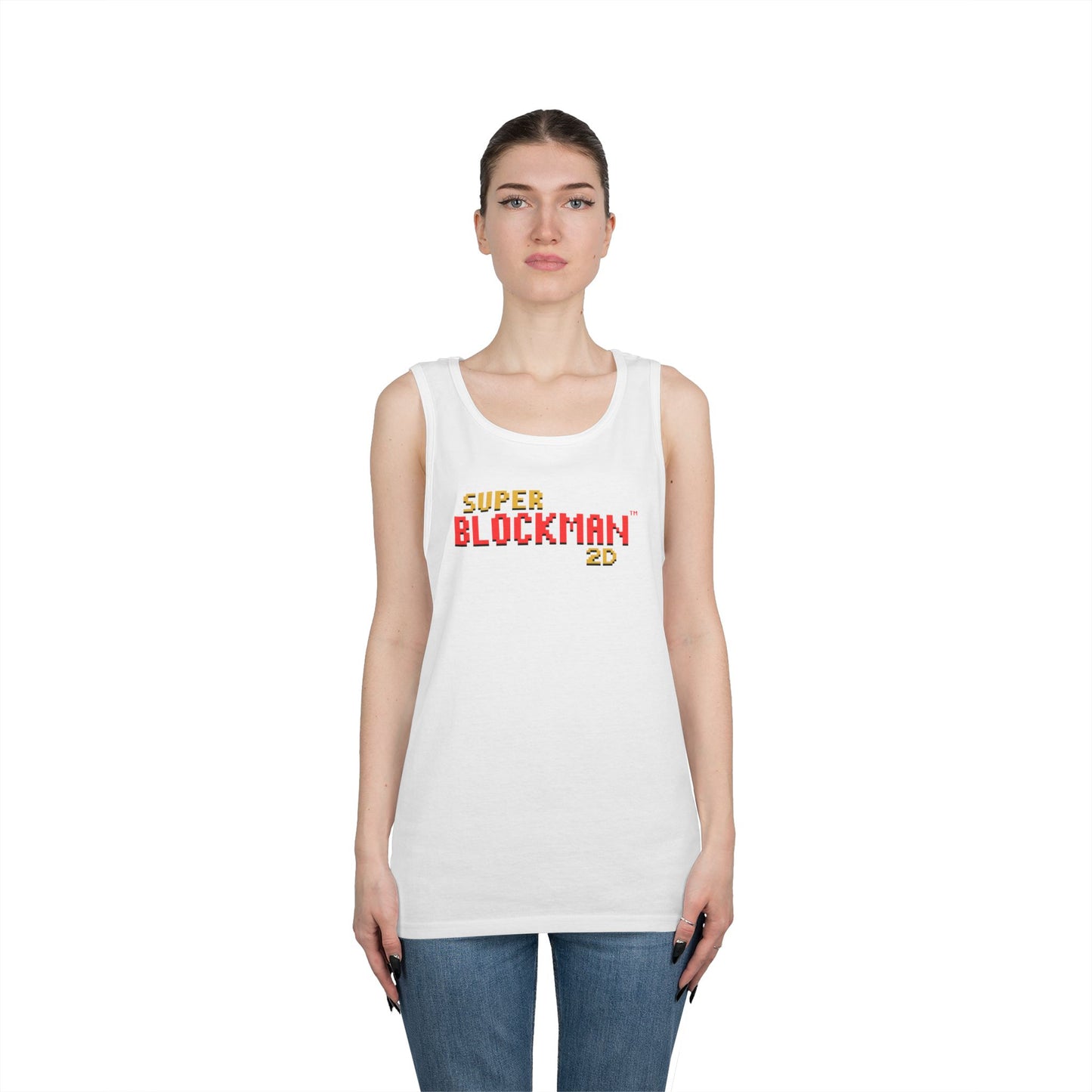 Super Blockman 2D Tank Top