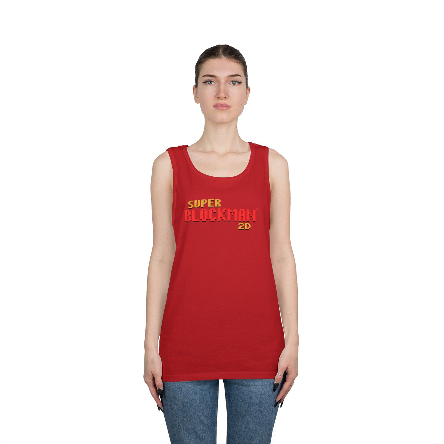 Super Blockman 2D Tank Top