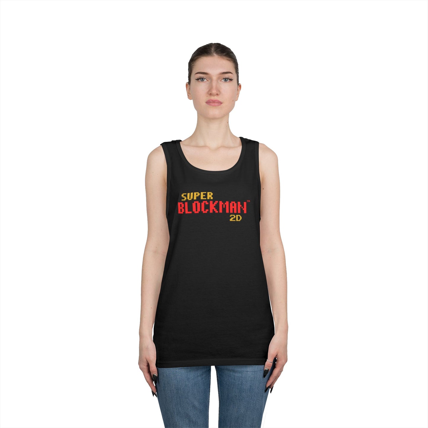 Super Blockman 2D Tank Top
