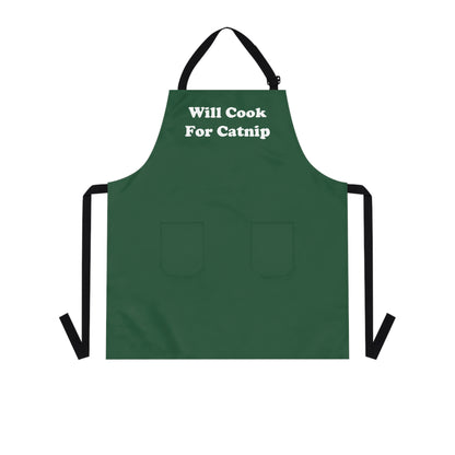 Will Cook For Catnip Kitchen Apron