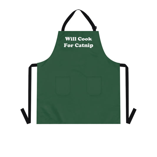 Will Cook For Catnip Kitchen Apron
