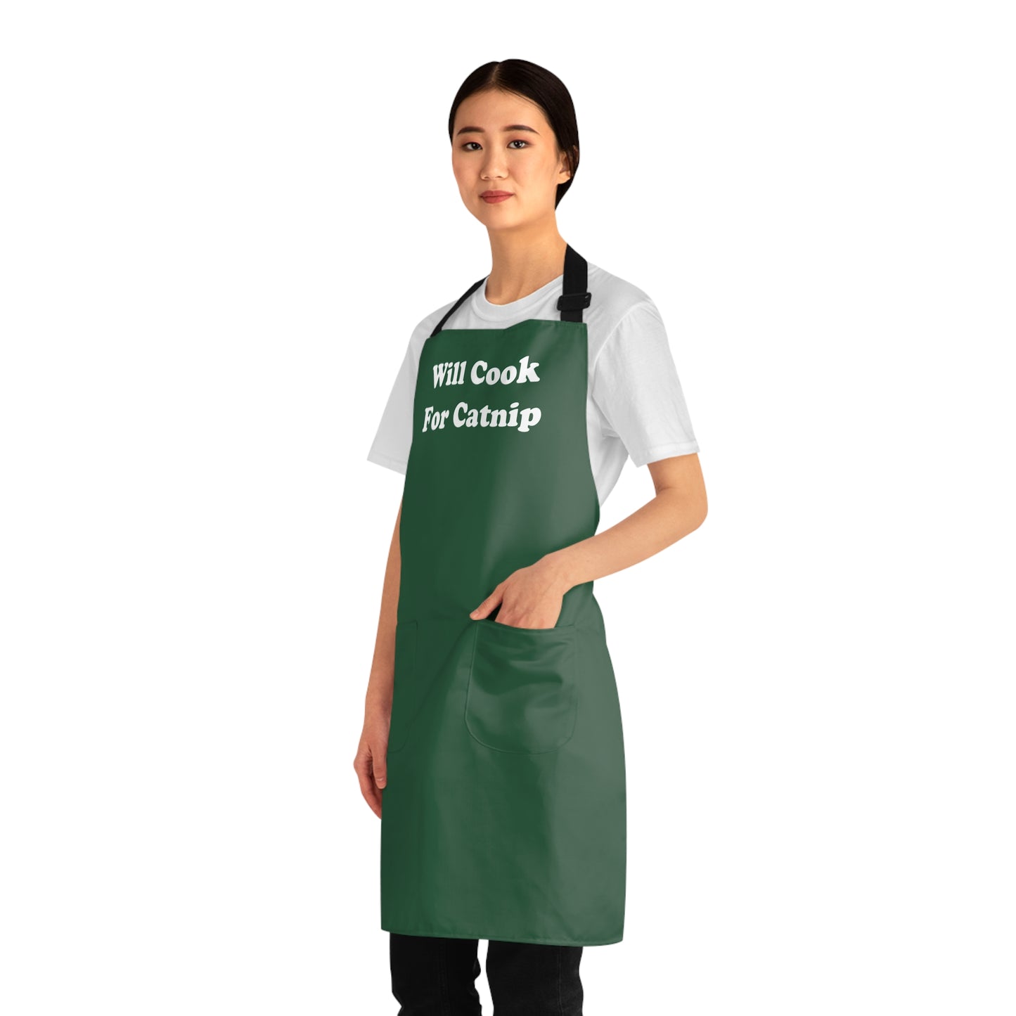 Will Cook For Catnip Kitchen Apron