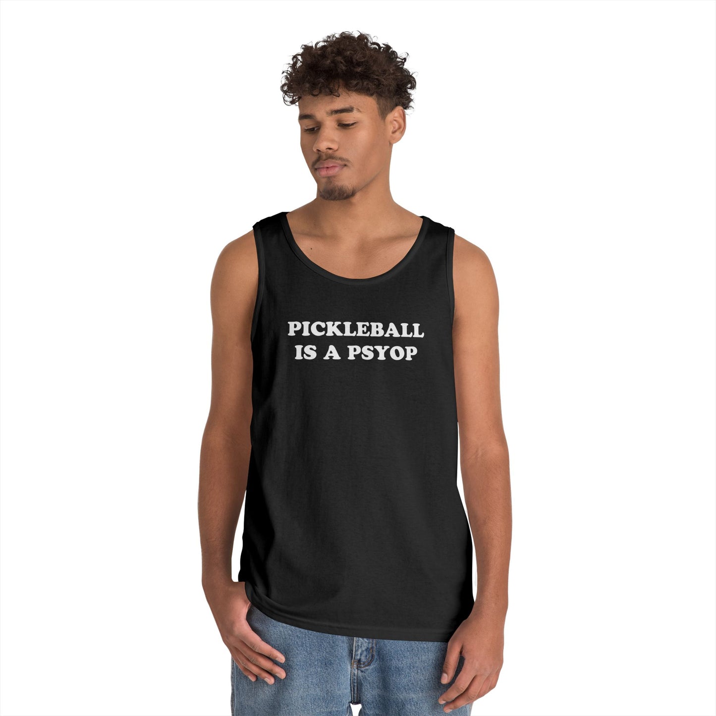 PICKLEBALL IS A PSYOP Tank Top