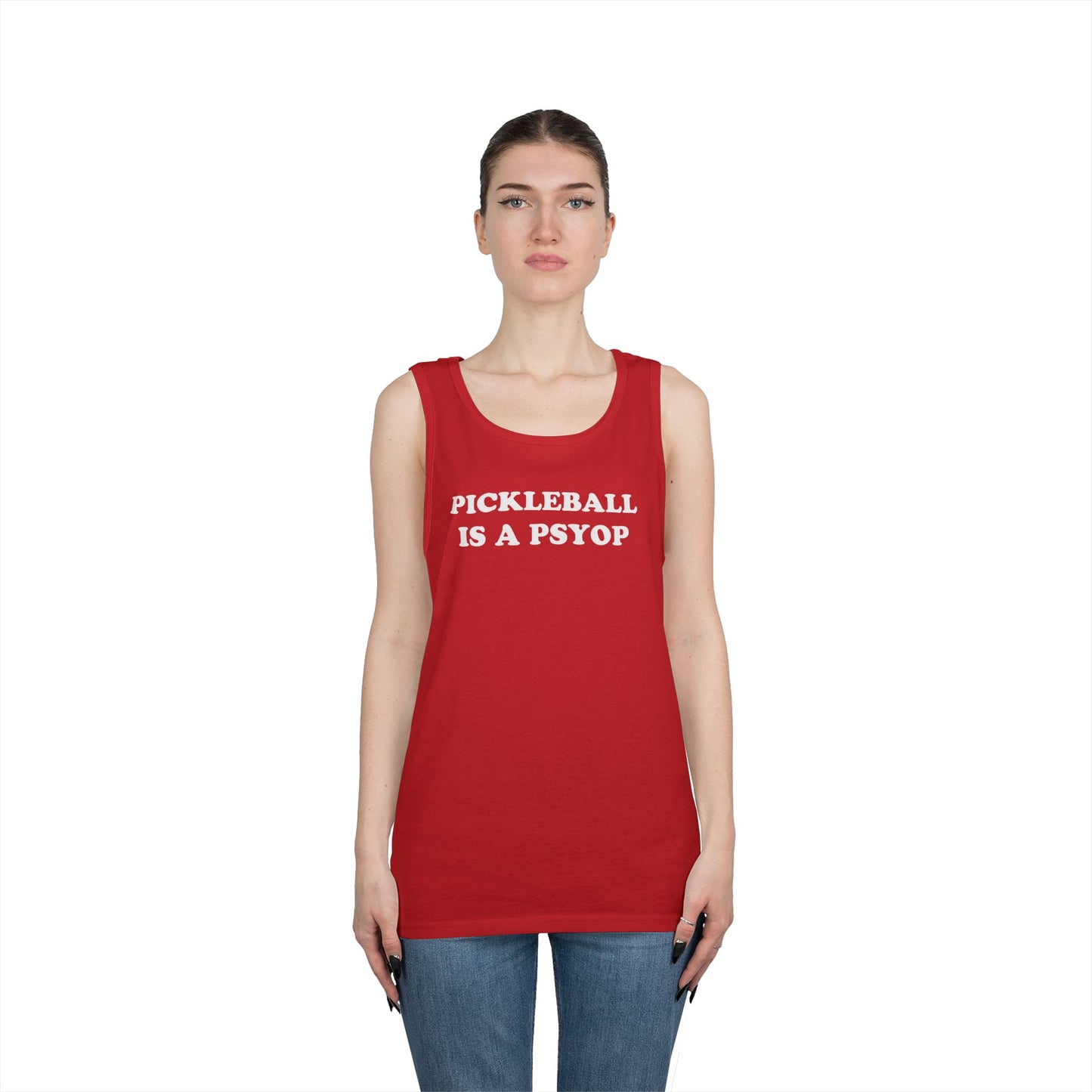 PICKLEBALL IS A PSYOP Tank Top