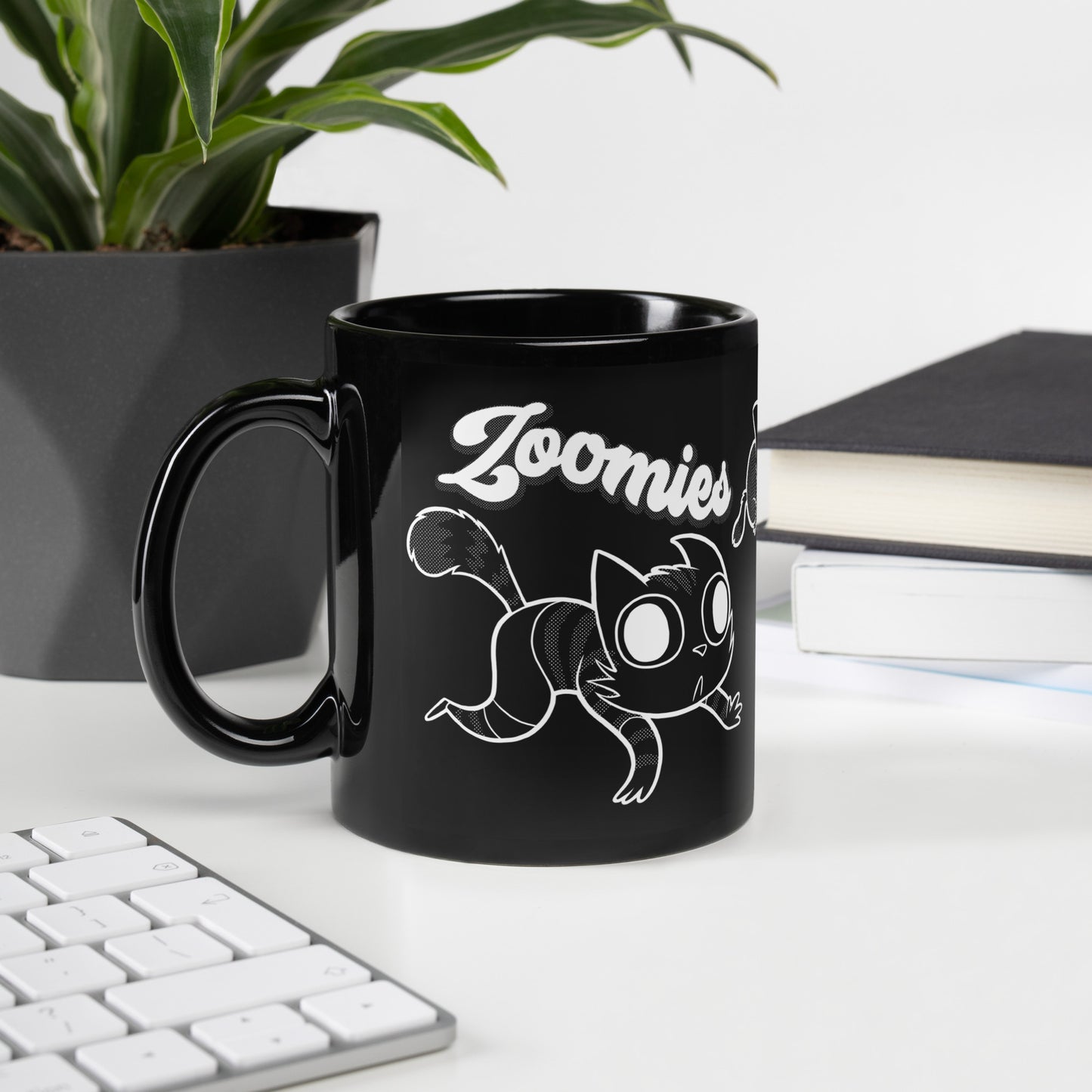 Zoomies Black Mug