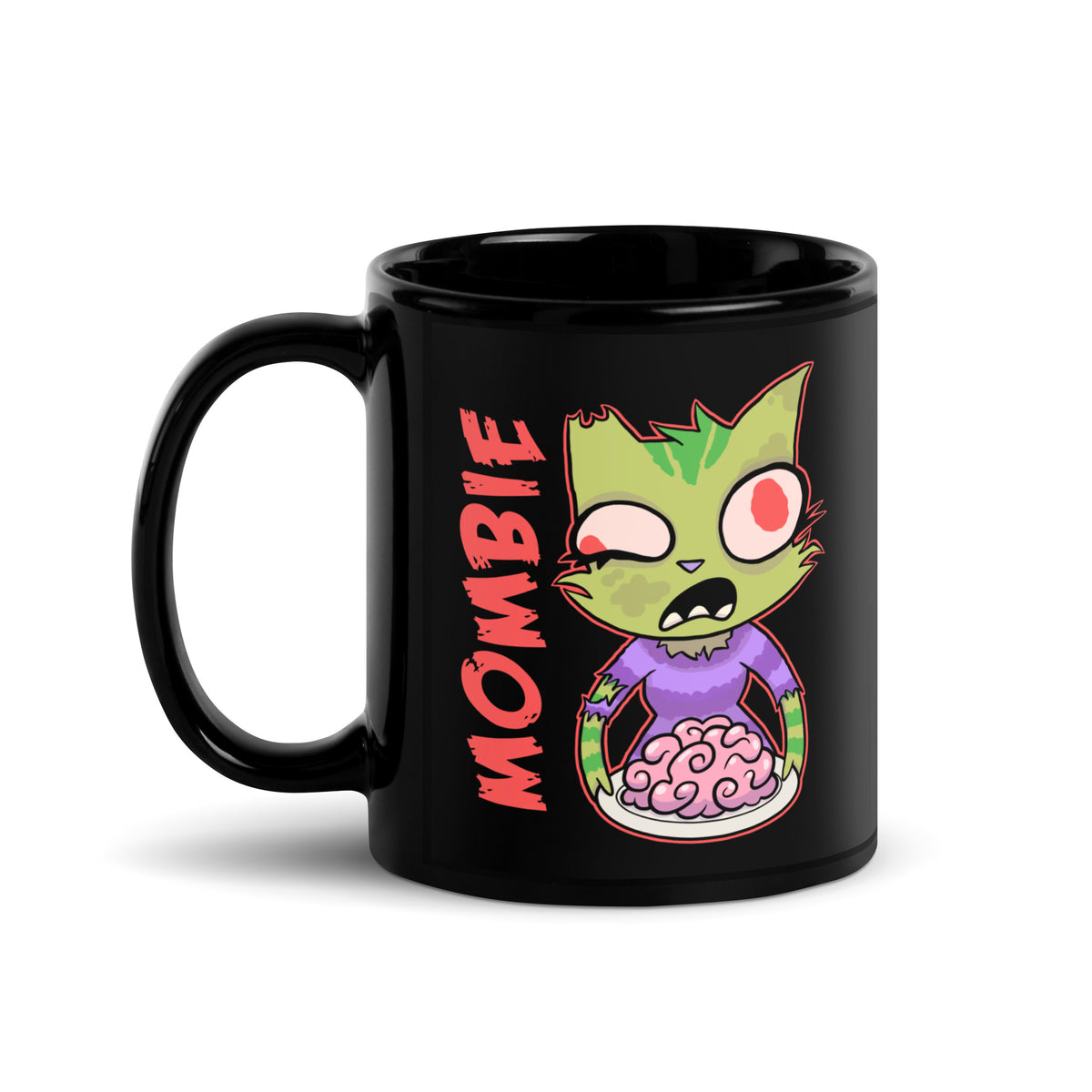 Mombie Black Mug