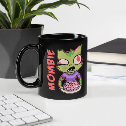 Mombie Black Mug