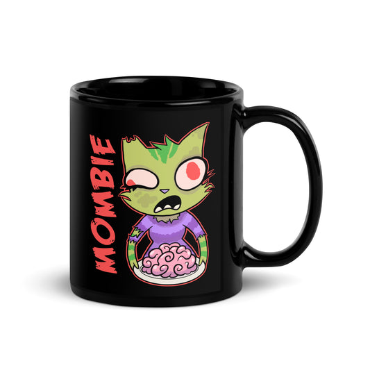 Mombie Black Mug