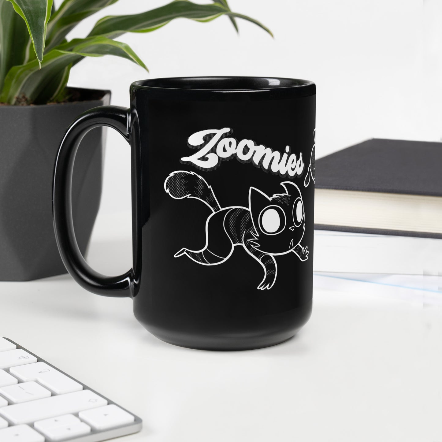 Zoomies Black Mug