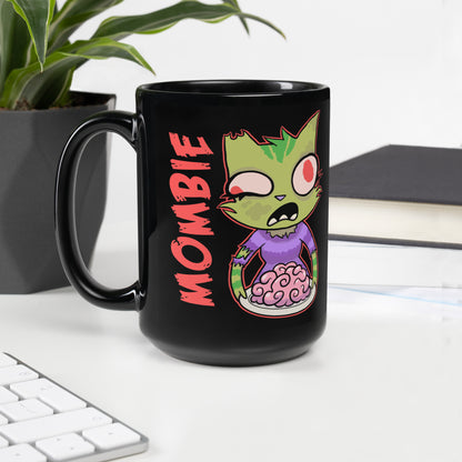Mombie Black Mug