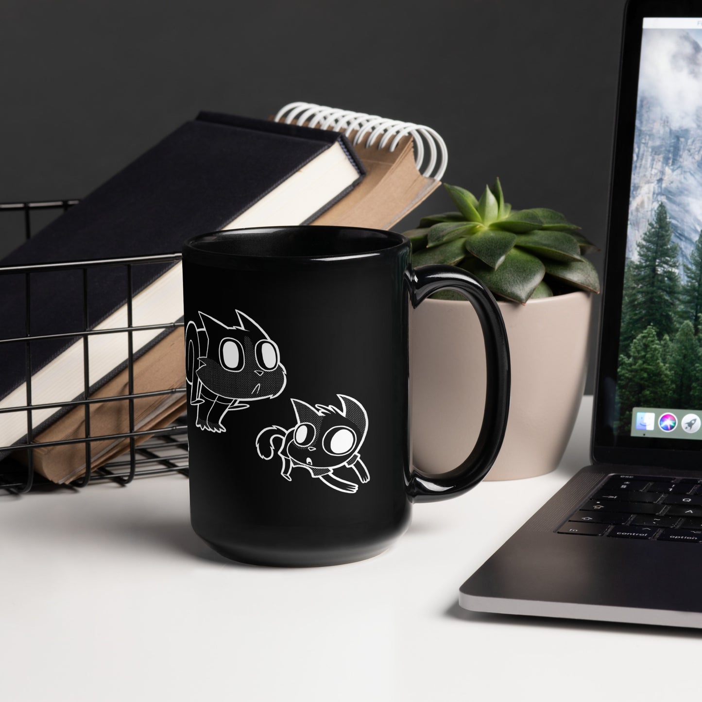 Zoomies Black Mug