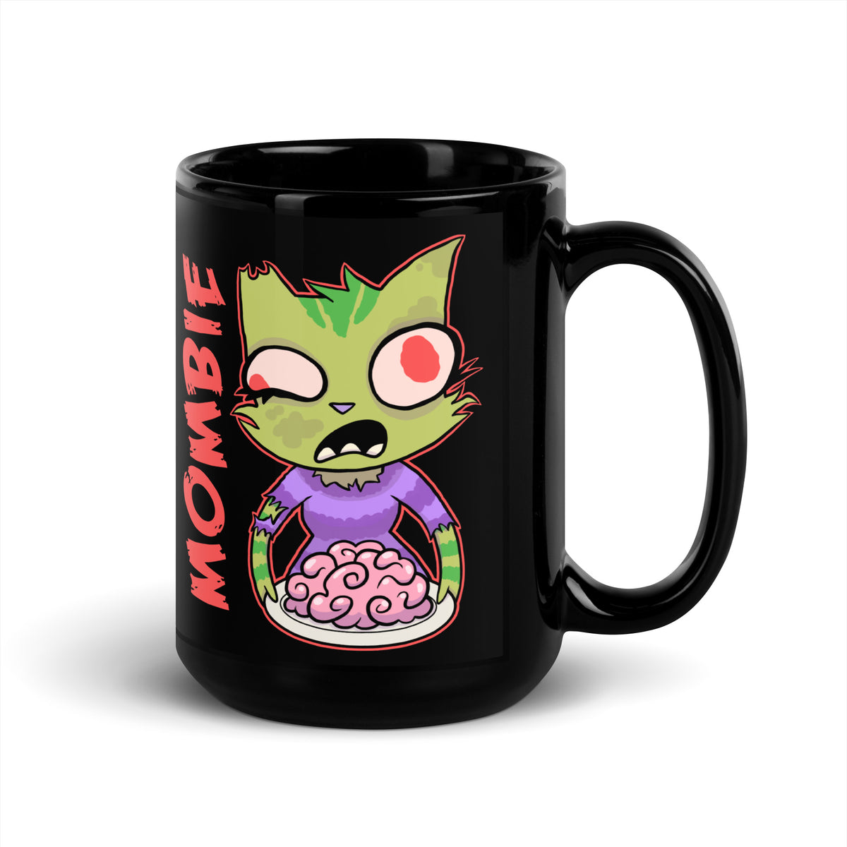 Mombie Black Mug