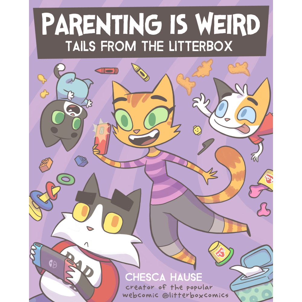 Signed "Parenting is Weird: Tails from the Litterbox" Book