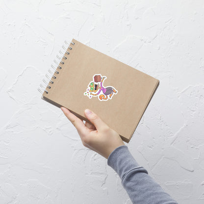 Fran Sneakin' Snacks Vinyl Sticker