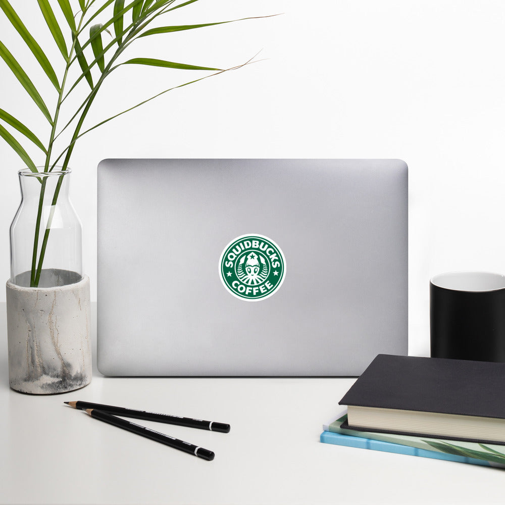 Squidbucks Coffee Vinyl Sticker
