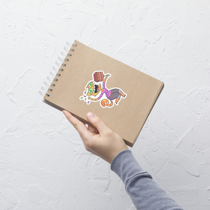 Fran Sneakin' Snacks Vinyl Sticker