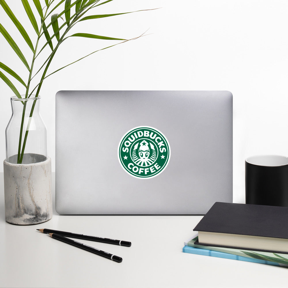 Squidbucks Coffee Vinyl Sticker