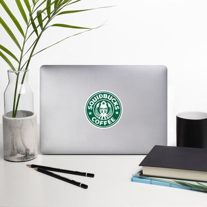 Squidbucks Coffee Vinyl Sticker