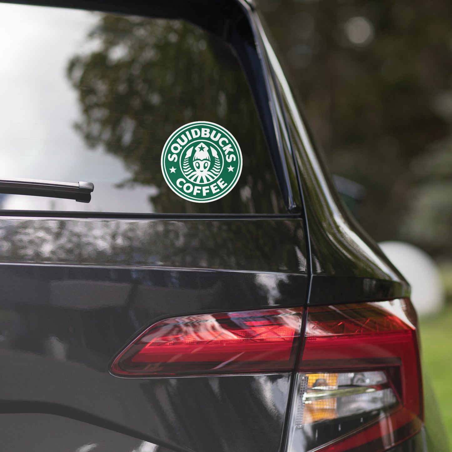 Squidbucks Coffee Vinyl Sticker