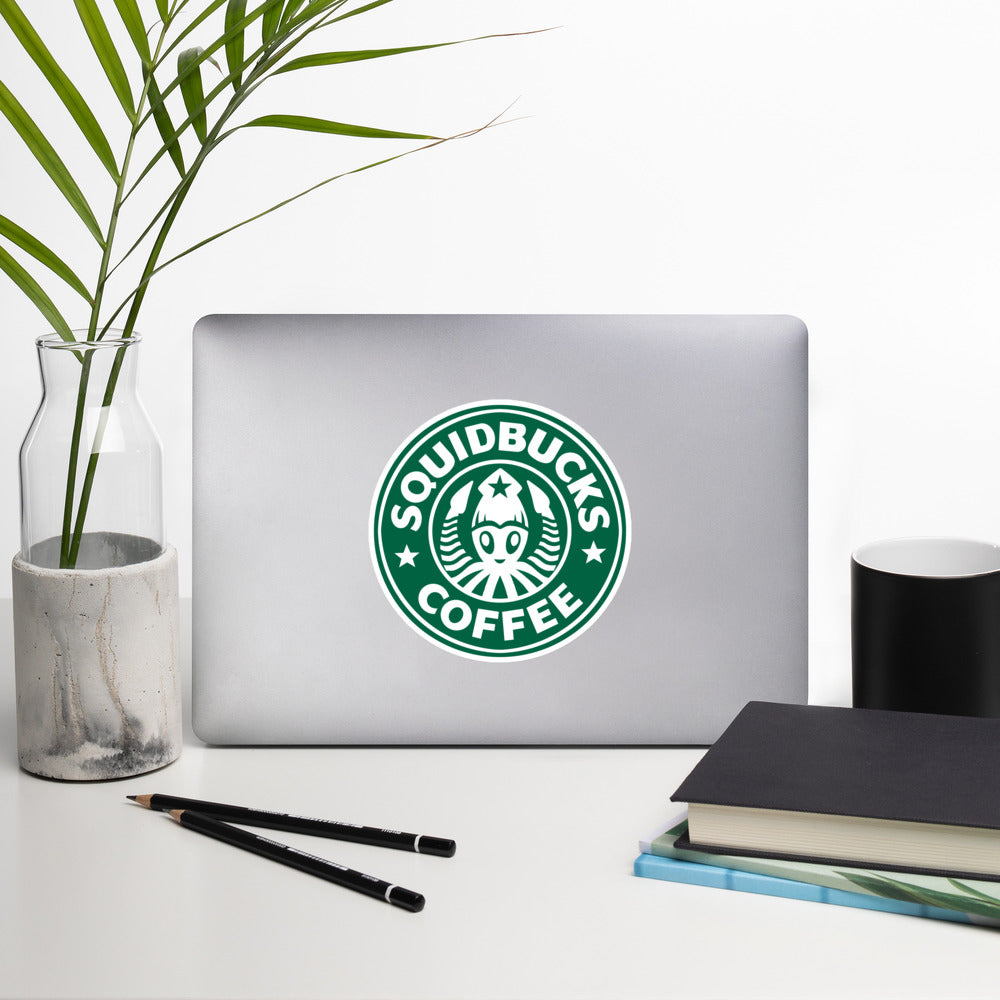 Squidbucks Coffee Vinyl Sticker