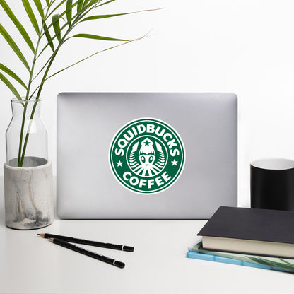 Squidbucks Coffee Vinyl Sticker