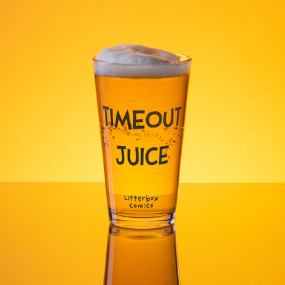 Timeout Juice Pint Glass