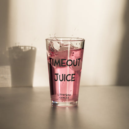 Timeout Juice Pint Glass