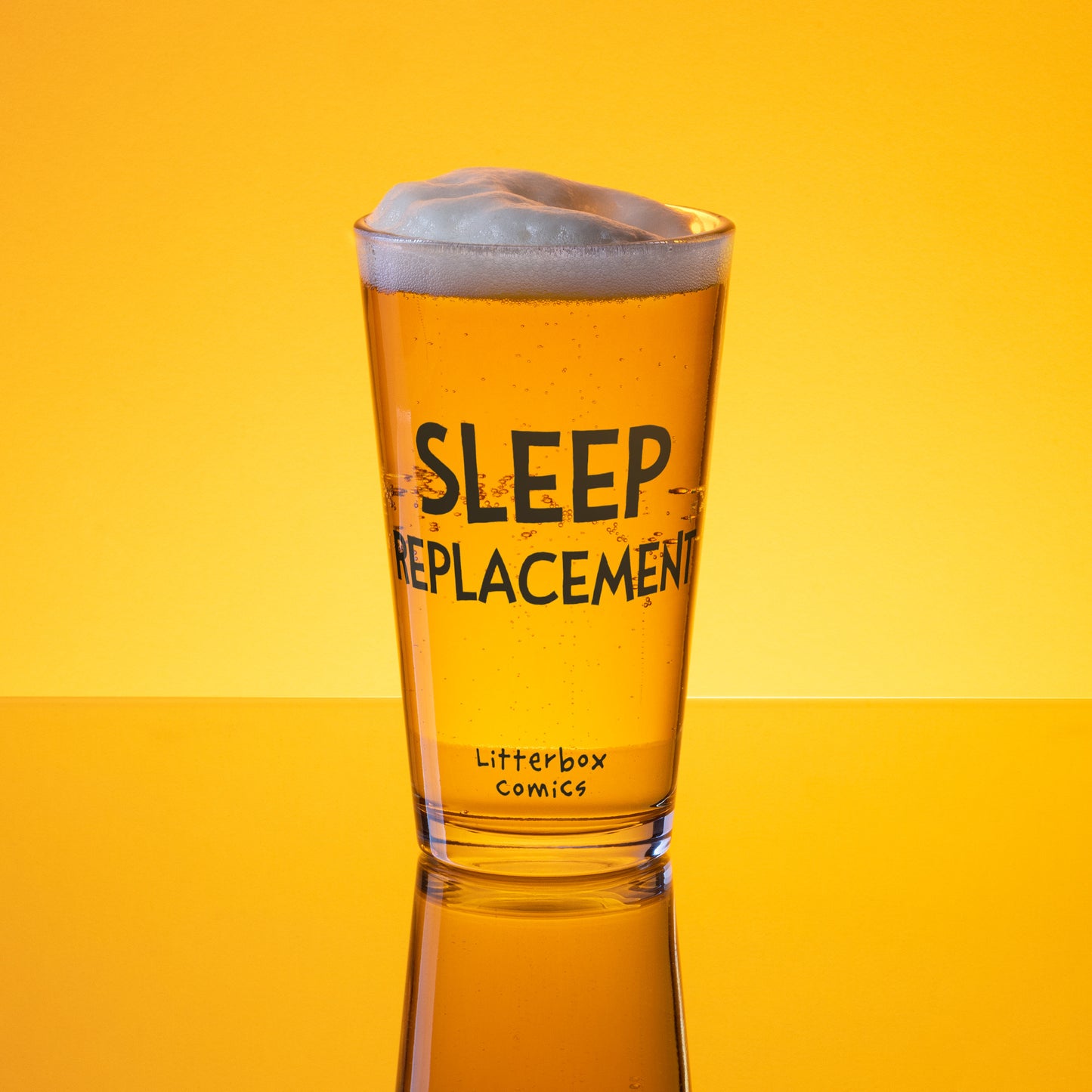 Sleep Replacement Pint Glass