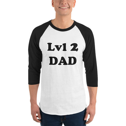 Lvl 2 Dad Raglan T-Shirt