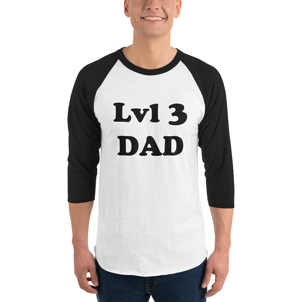 Lvl 3 Dad Raglan T-Shirt
