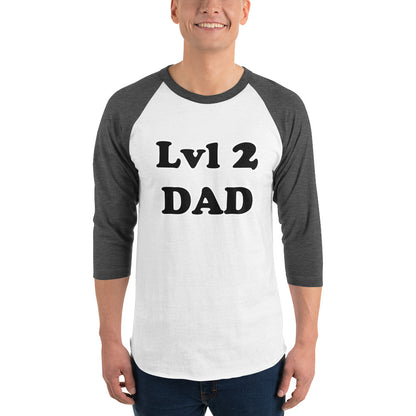 Lvl 2 Dad Raglan T-Shirt
