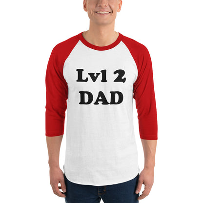 Lvl 2 Dad Raglan T-Shirt