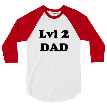 Lvl 2 Dad Raglan T-Shirt