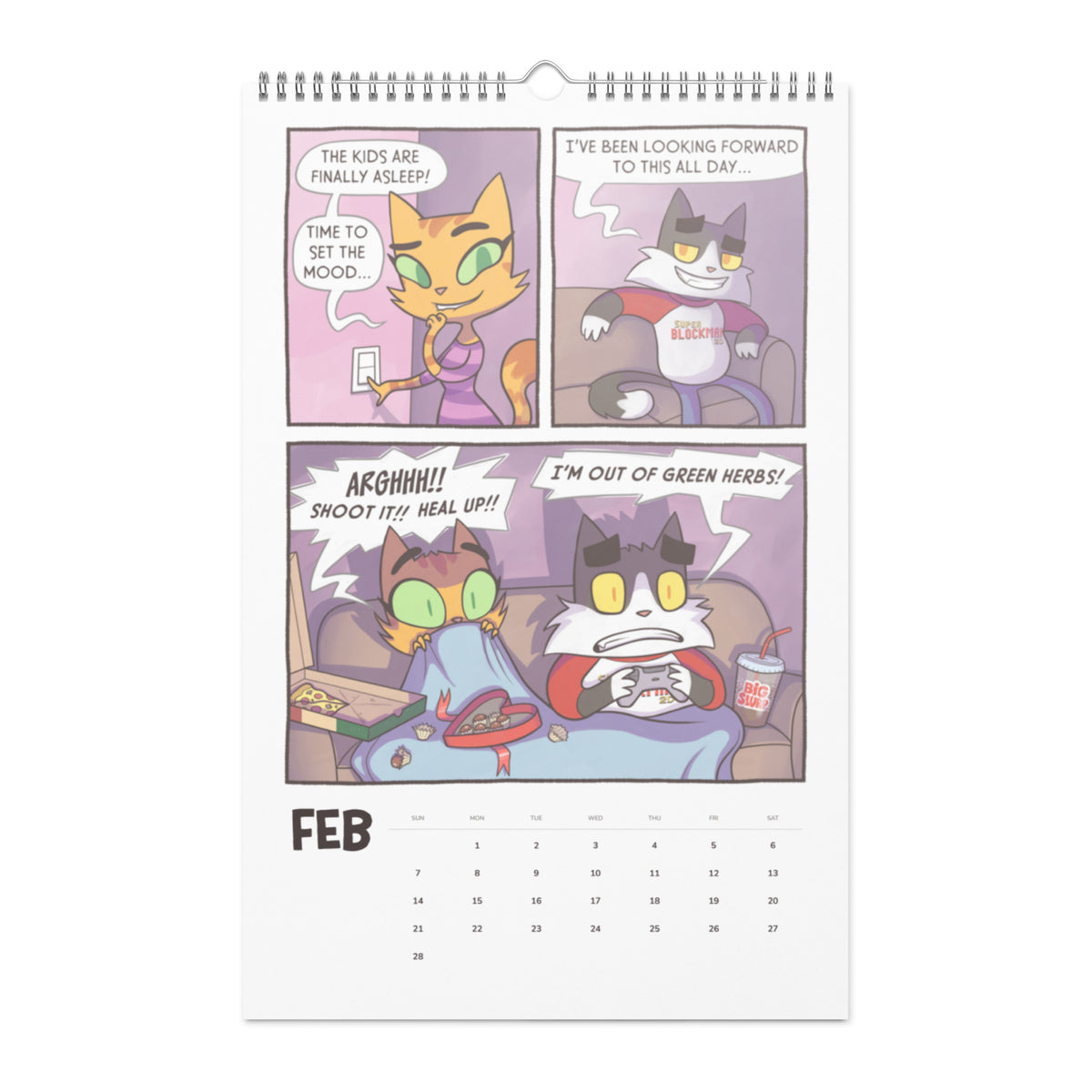 Litterbox Comics 2027 Wall Calendar