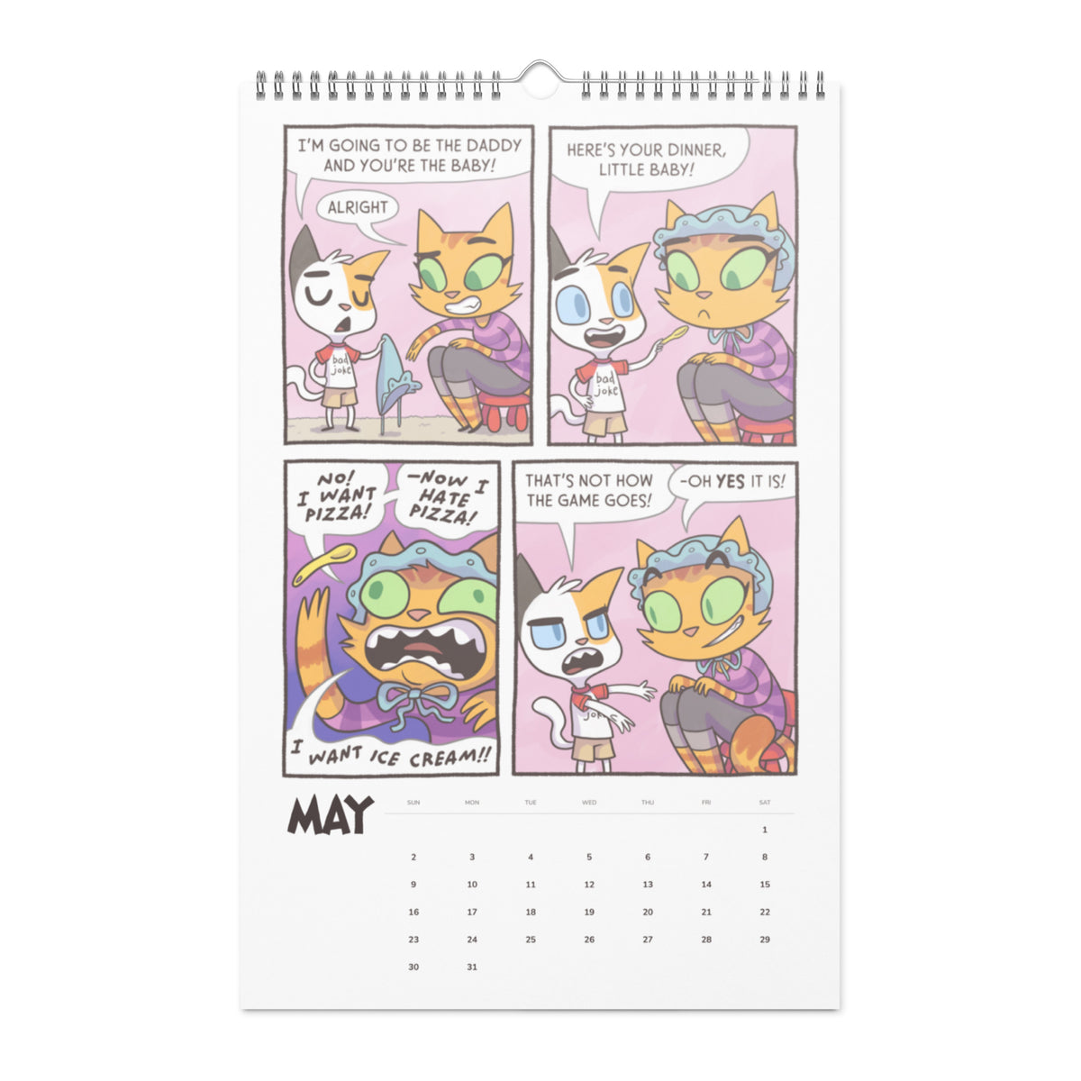 Litterbox Comics 2027 Wall Calendar