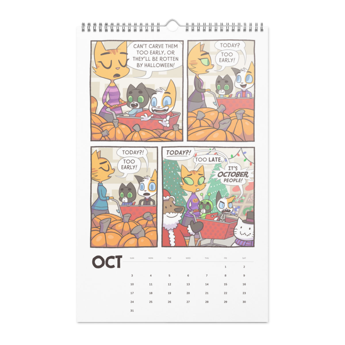 Litterbox Comics 2027 Wall Calendar