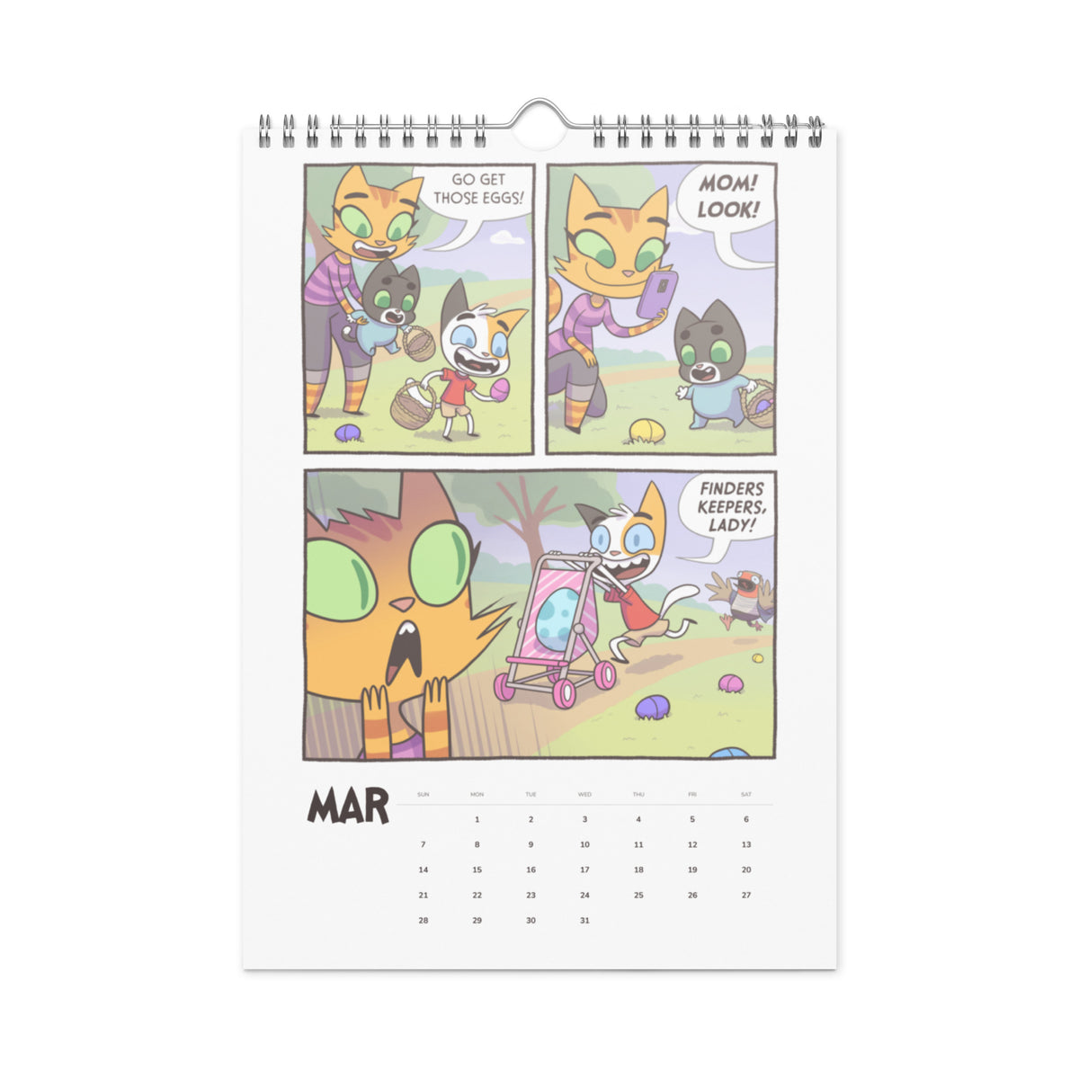 Litterbox Comics 2027 Wall Calendar