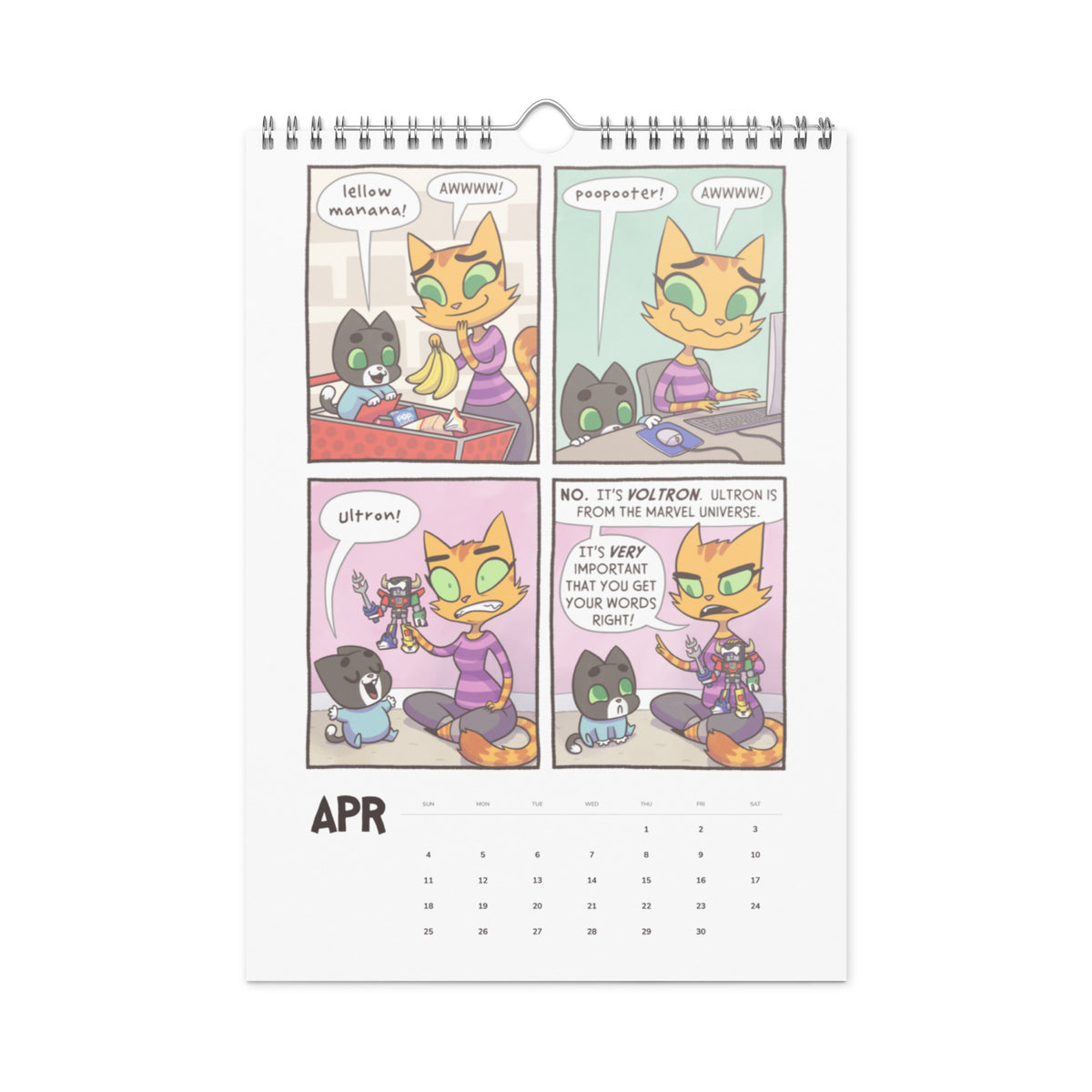 Litterbox Comics 2027 Wall Calendar