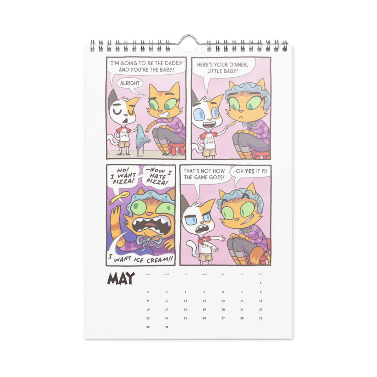 Litterbox Comics 2027 Wall Calendar