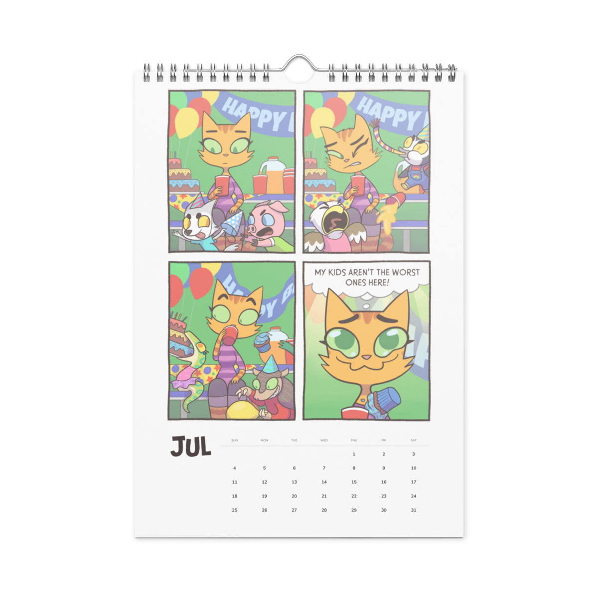 Litterbox Comics 2027 Wall Calendar