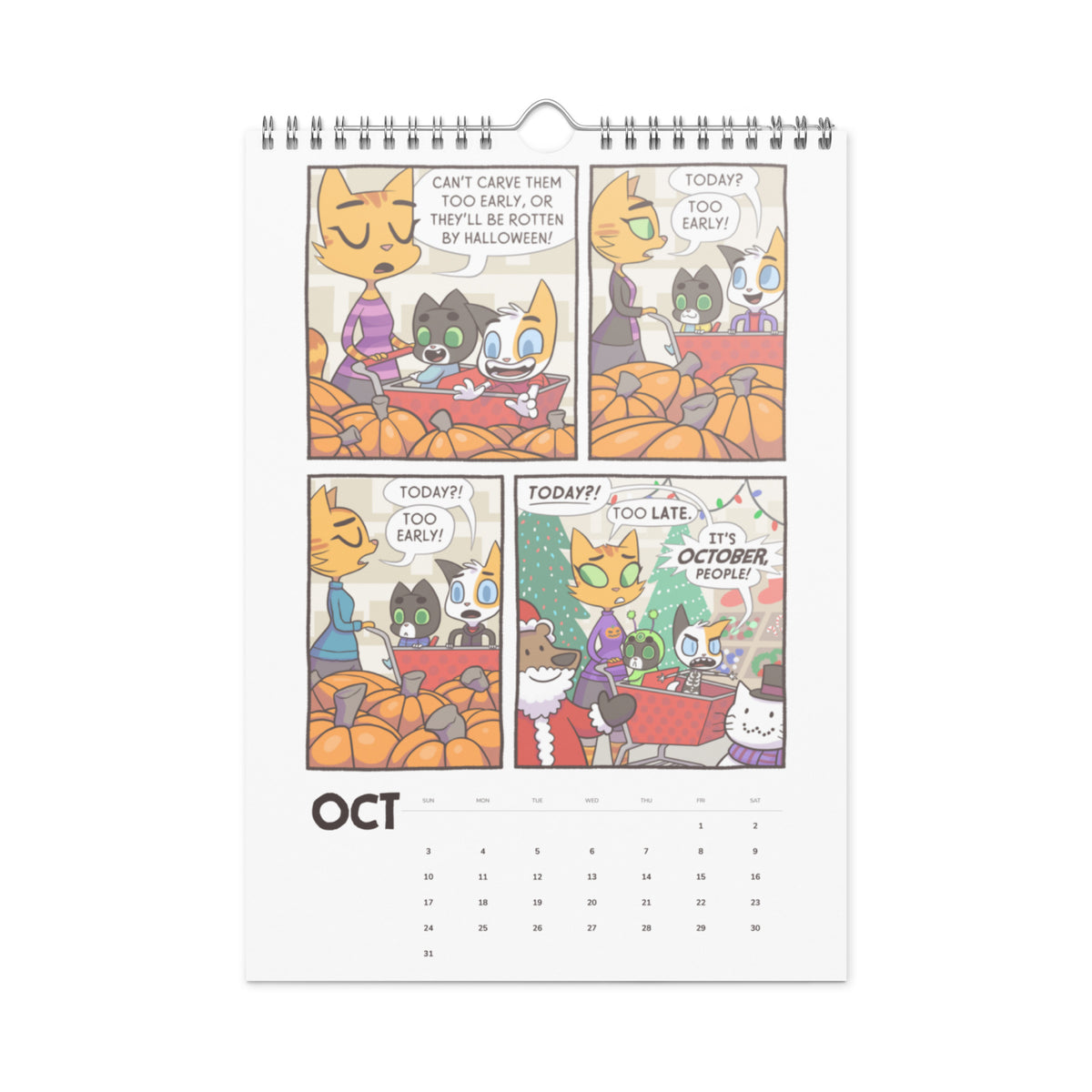 Litterbox Comics 2027 Wall Calendar