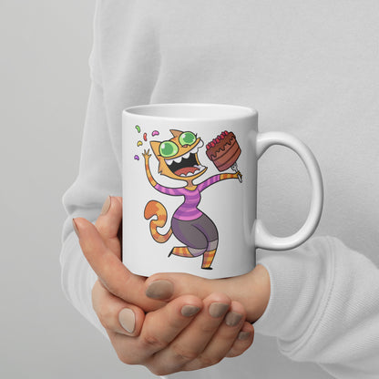 Live Laugh Jellybeans Cake Dancing Fran Mug